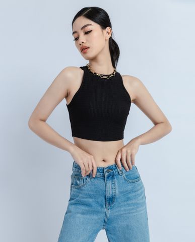 Áo thun ba lỗ J-P Fashion 10107359 Thun nhún thời trang