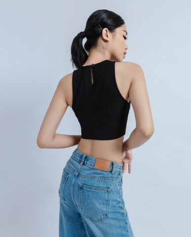 Áo thun ba lỗ J-P Fashion 10107359 Thun nhún thời trang