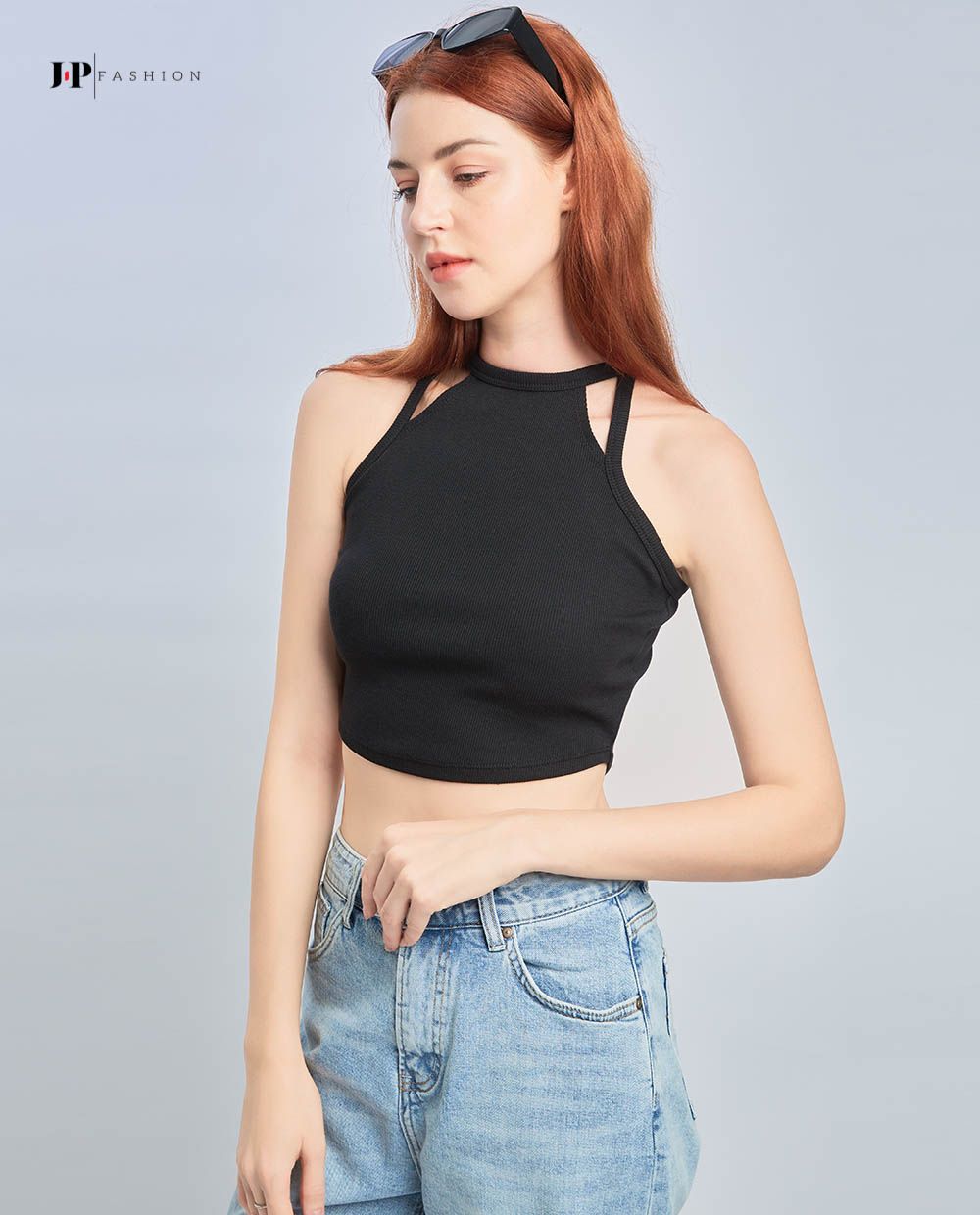 Áo thun cổ yếm 10107516