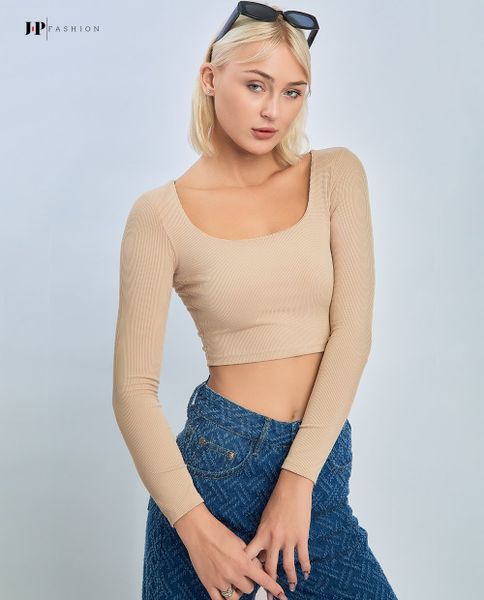 Thun croptop ngắn tay