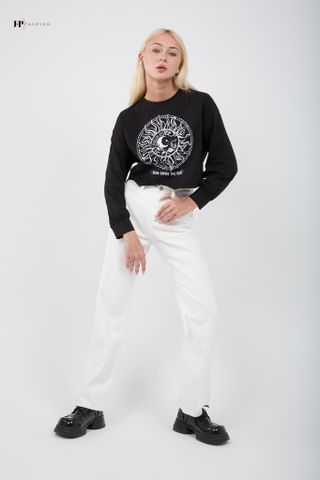 Áo thun hình croptop