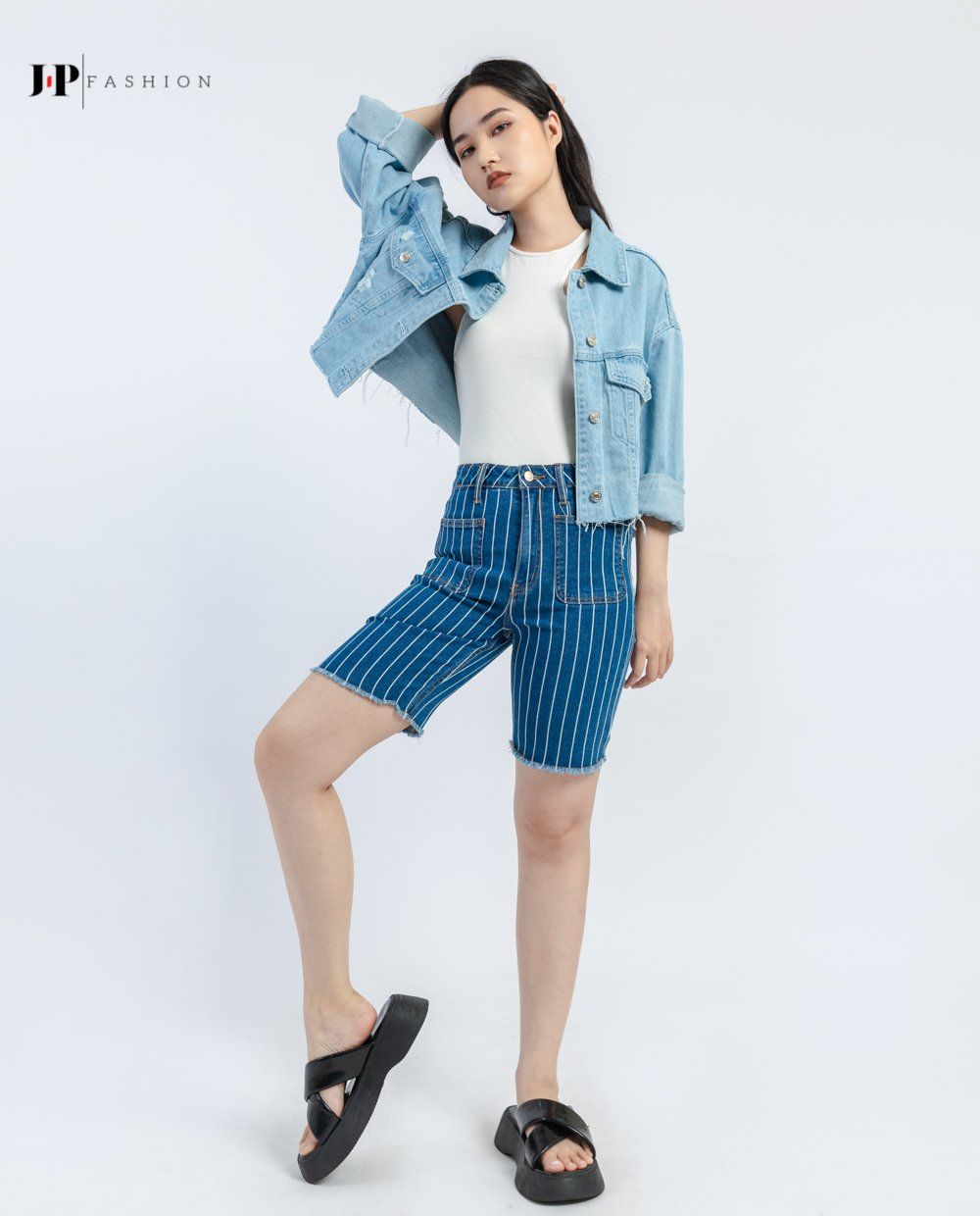  Quần jeans ngố 