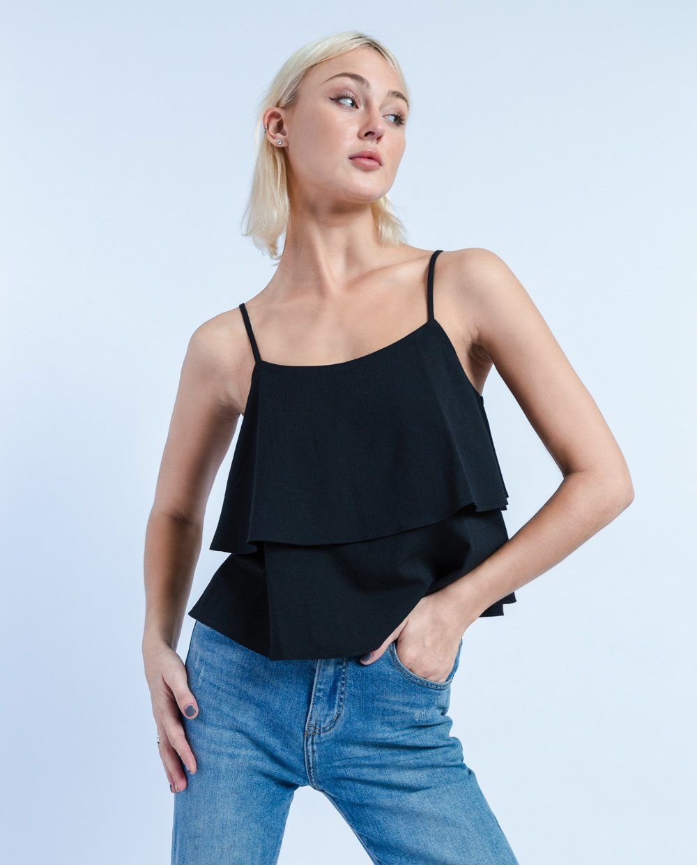 Áo sơ mi dây kiểu 10507282
