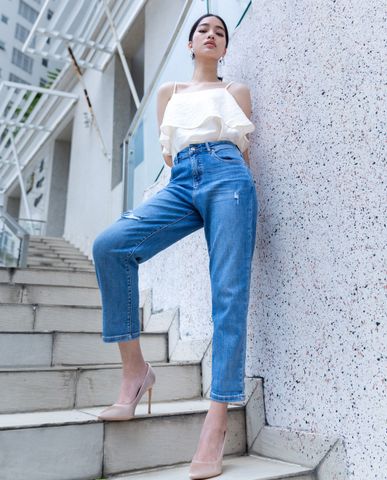 Áo sơ mi dây kiểu 10507282