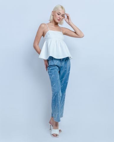 Áo sơ mi dây kiểu 10507332