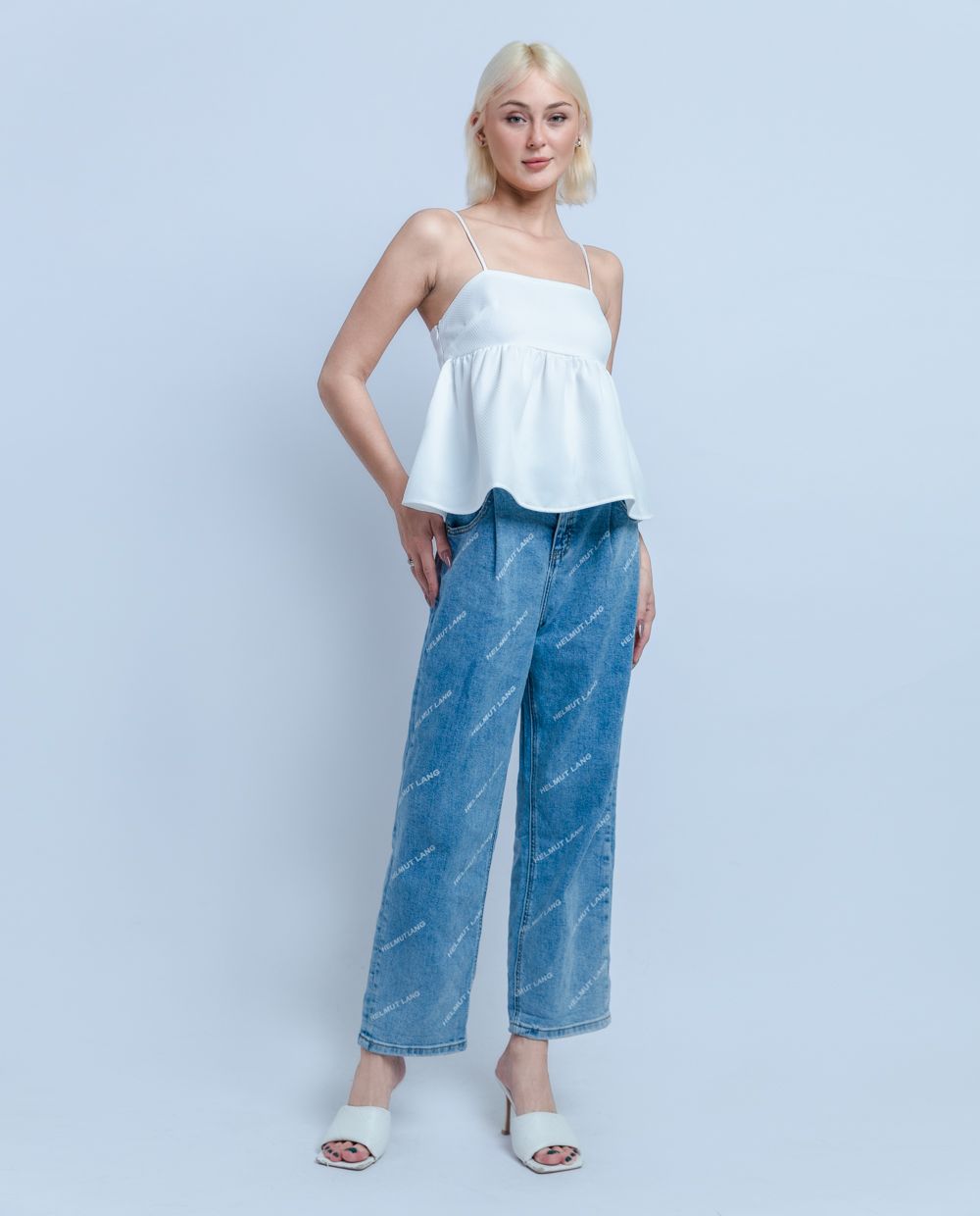 Áo sơ mi dây kiểu 10507332