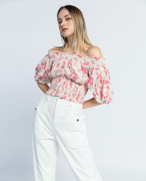 Áo sơ mi trễ vai