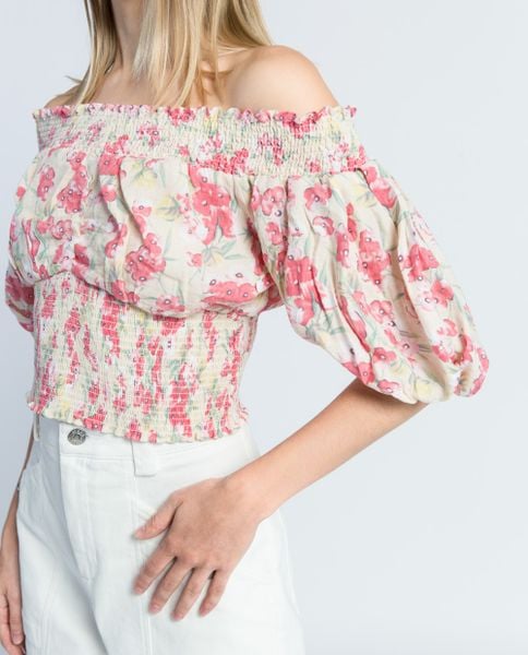 Áo sơ mi trễ vai