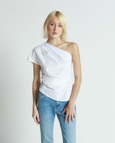 Áo sơ mi lệch vai