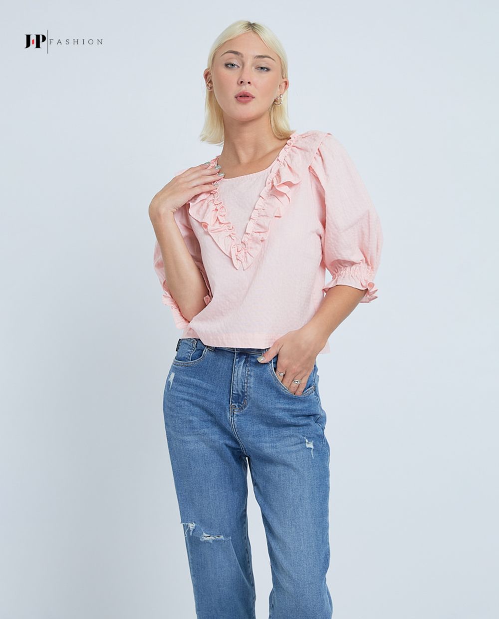 Áo sơ mi tay phồng