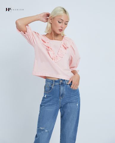 Áo sơ mi tay phồng