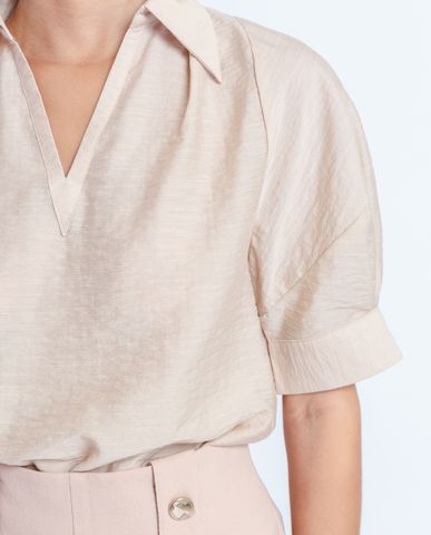 Áo sơ mi kiểu ngắn tay