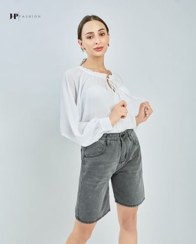 Áo sơ mi tay phồng