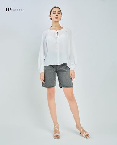 Áo sơ mi tay phồng