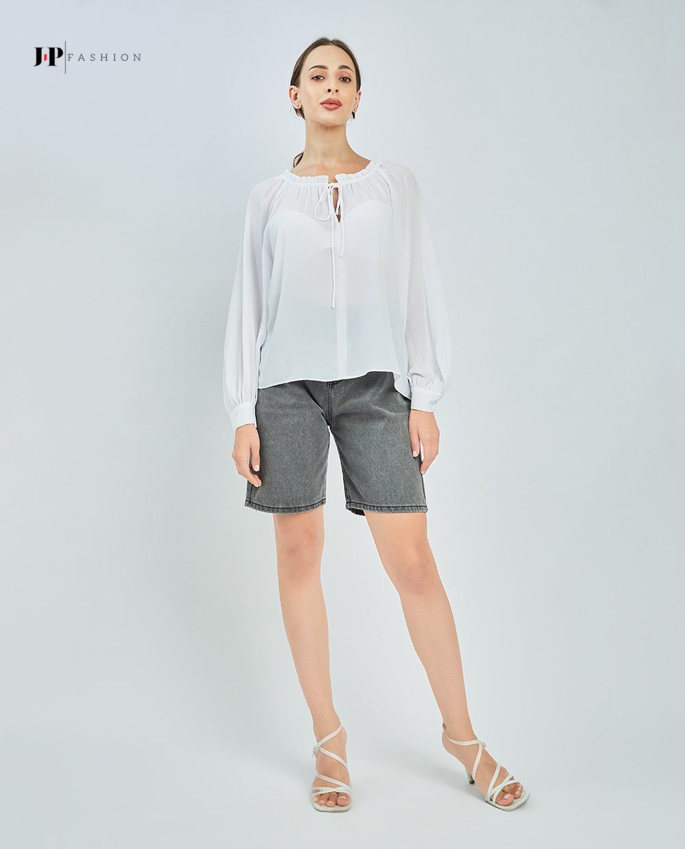 Áo sơ mi tay phồng