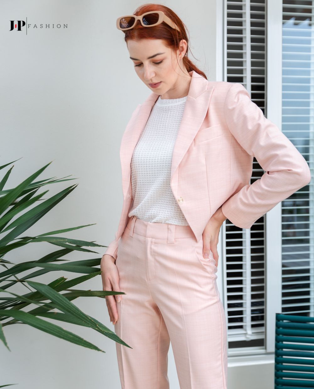 Áo khoác vest croptop