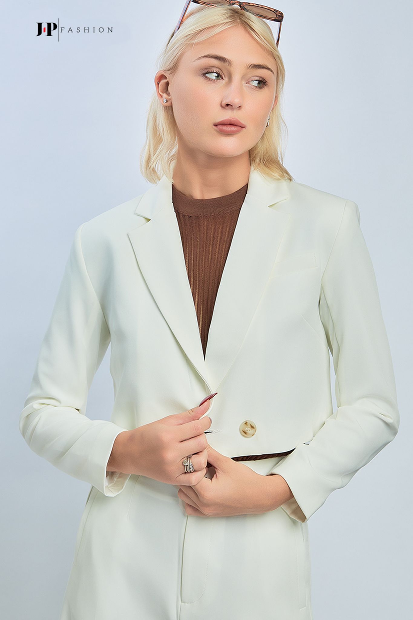 Áo khoác vest croptop