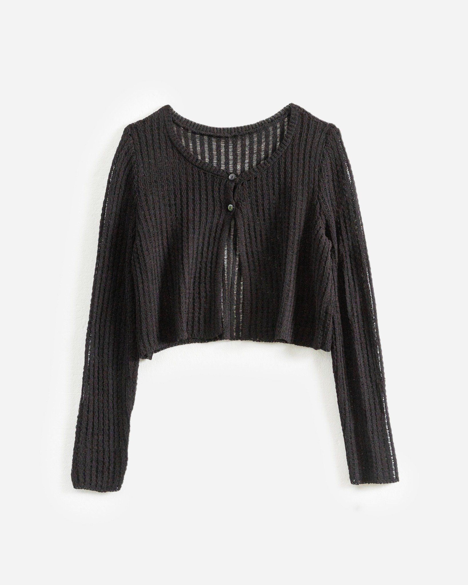 Khoác len lưới 2 nút cài 10711818