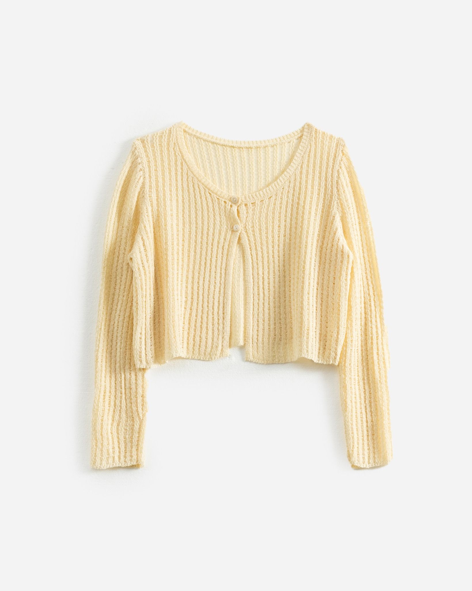 Khoác len lưới 2 nút cài 10711818