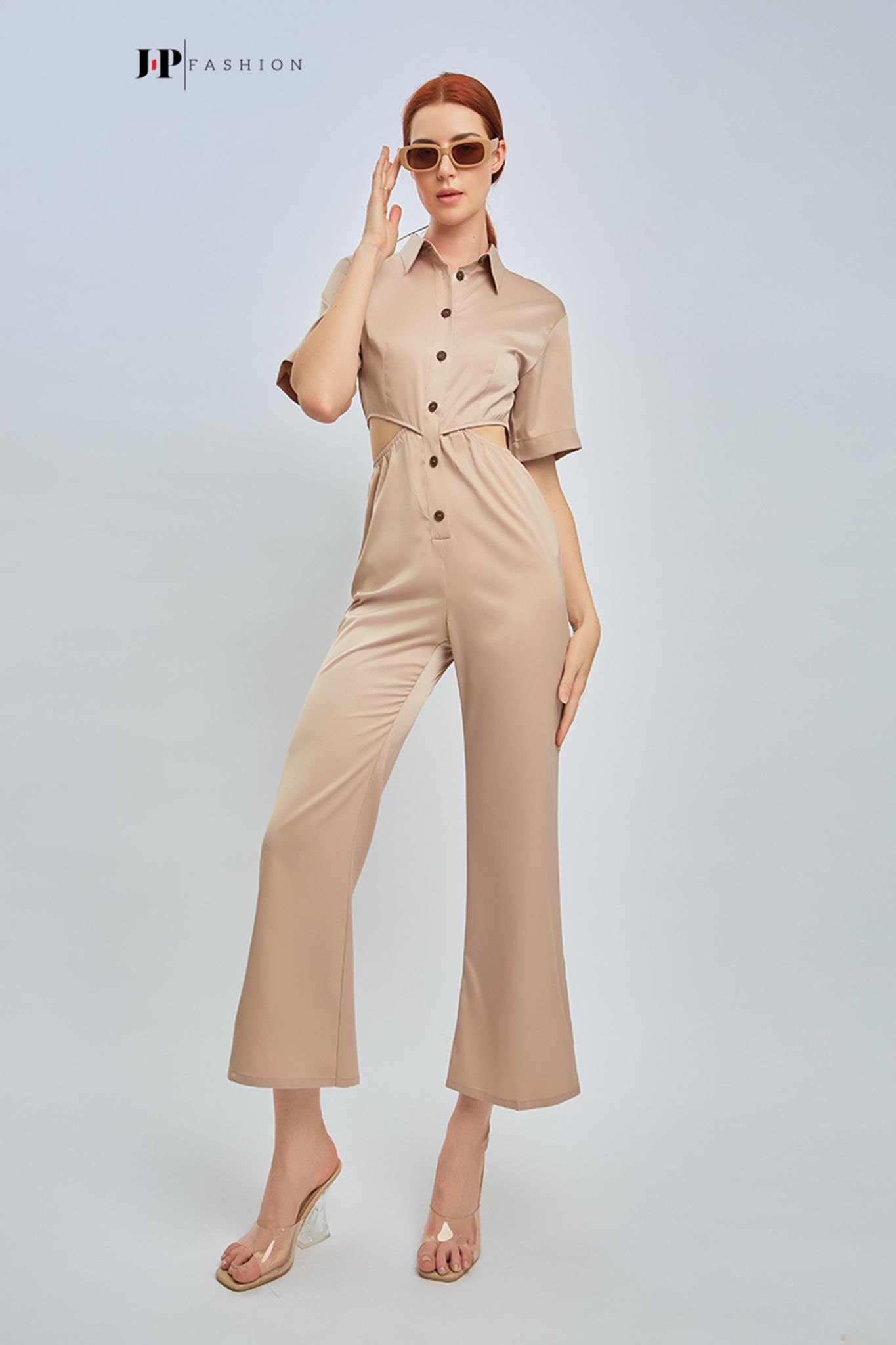 Jumpsuit Dài Tay Ngắn 10907583