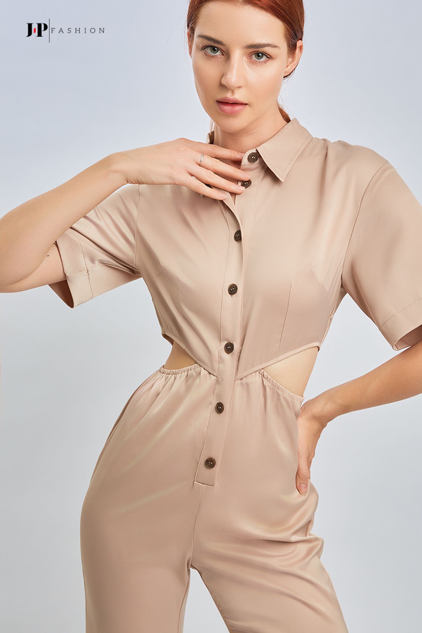 Jumpsuit Dài Tay Ngắn 10907583