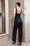 Jumpsuit cổ yếm