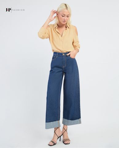 Quần jeans ống rộng