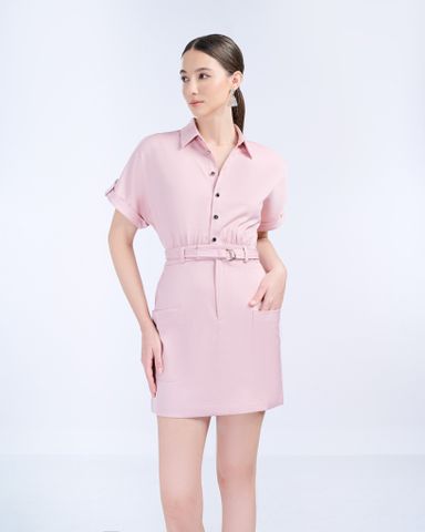 Đầm Sơ Mi Kaki Thun 11011428