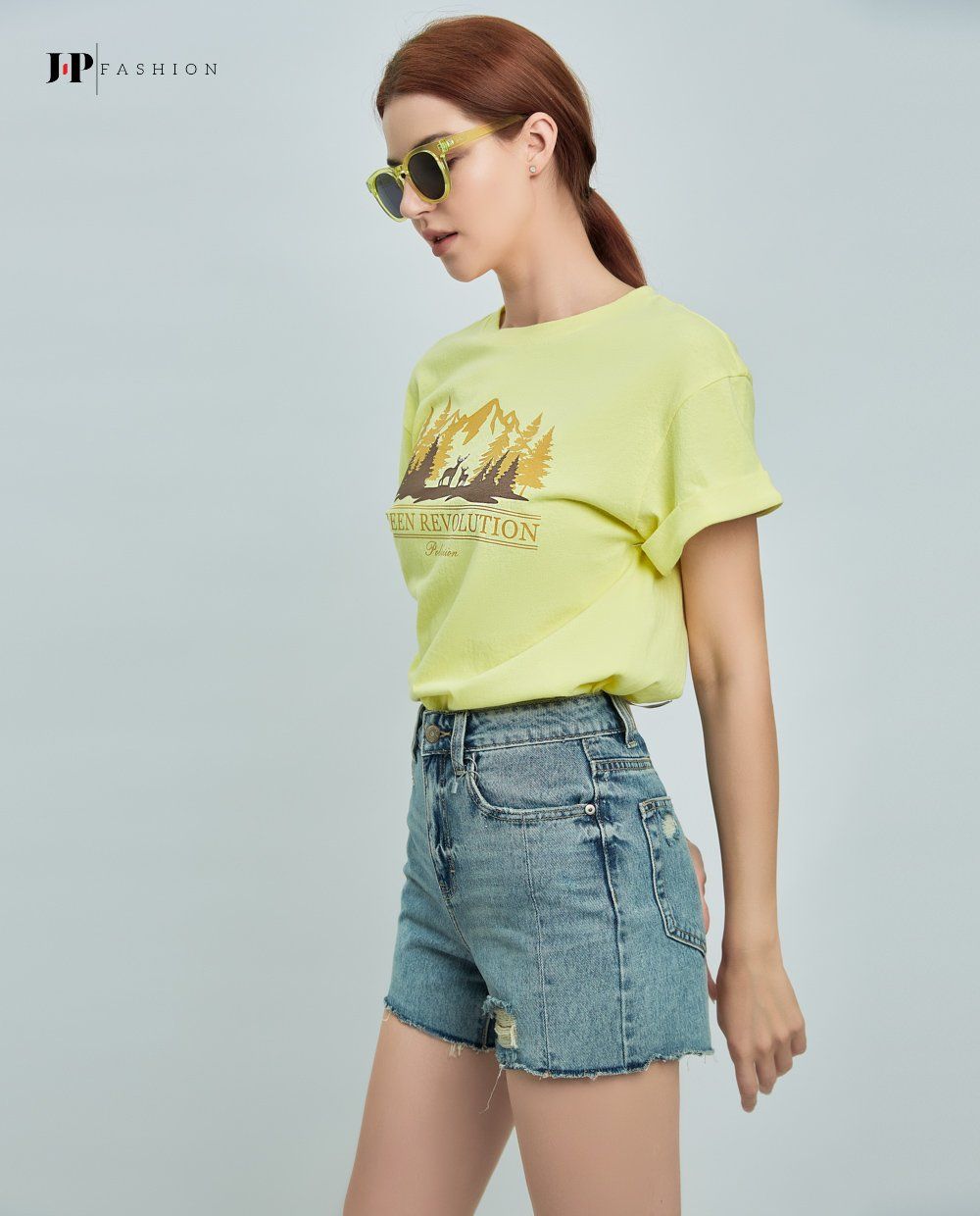  Quần short jeans 