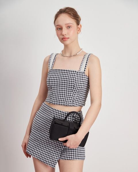 color_ Đen họa tiết trắng