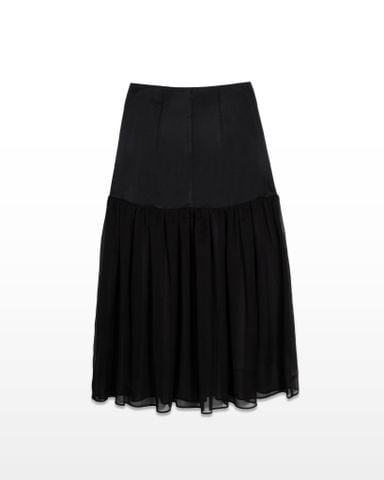 Chân Váy Lụa Dài Voan Xòe Nhẹ 17011694