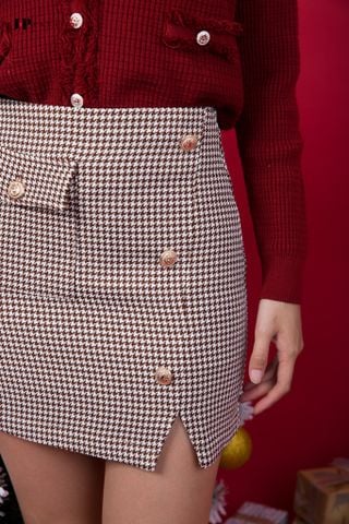 Váy tweed kiểu ngắn