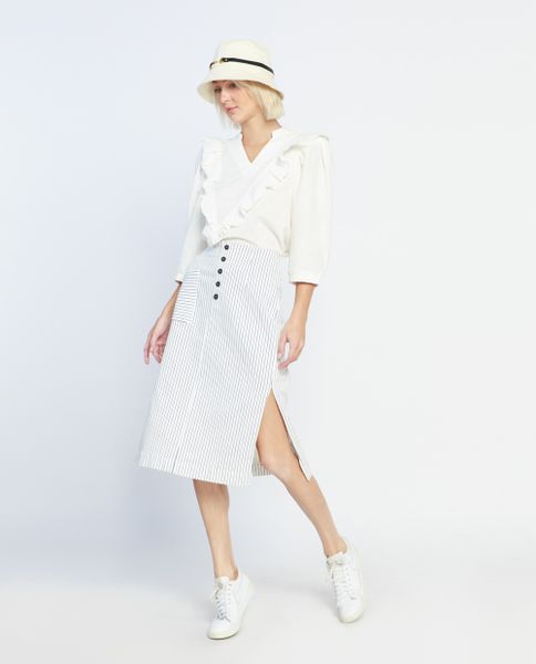 color_ Trắng sọc xanh đen