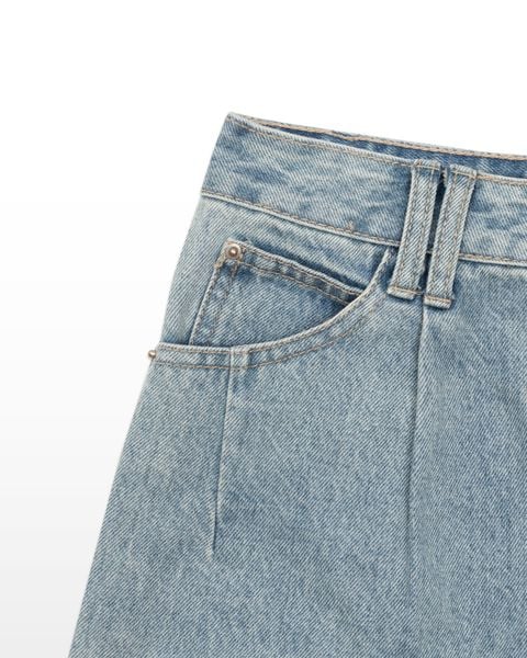 quần short jean xanh nhạt