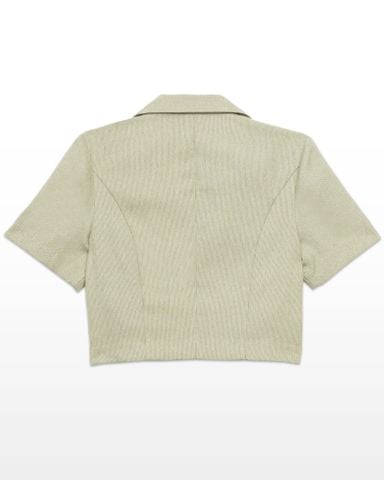 Sơ Mi Croptop Cổ Vest 10611627