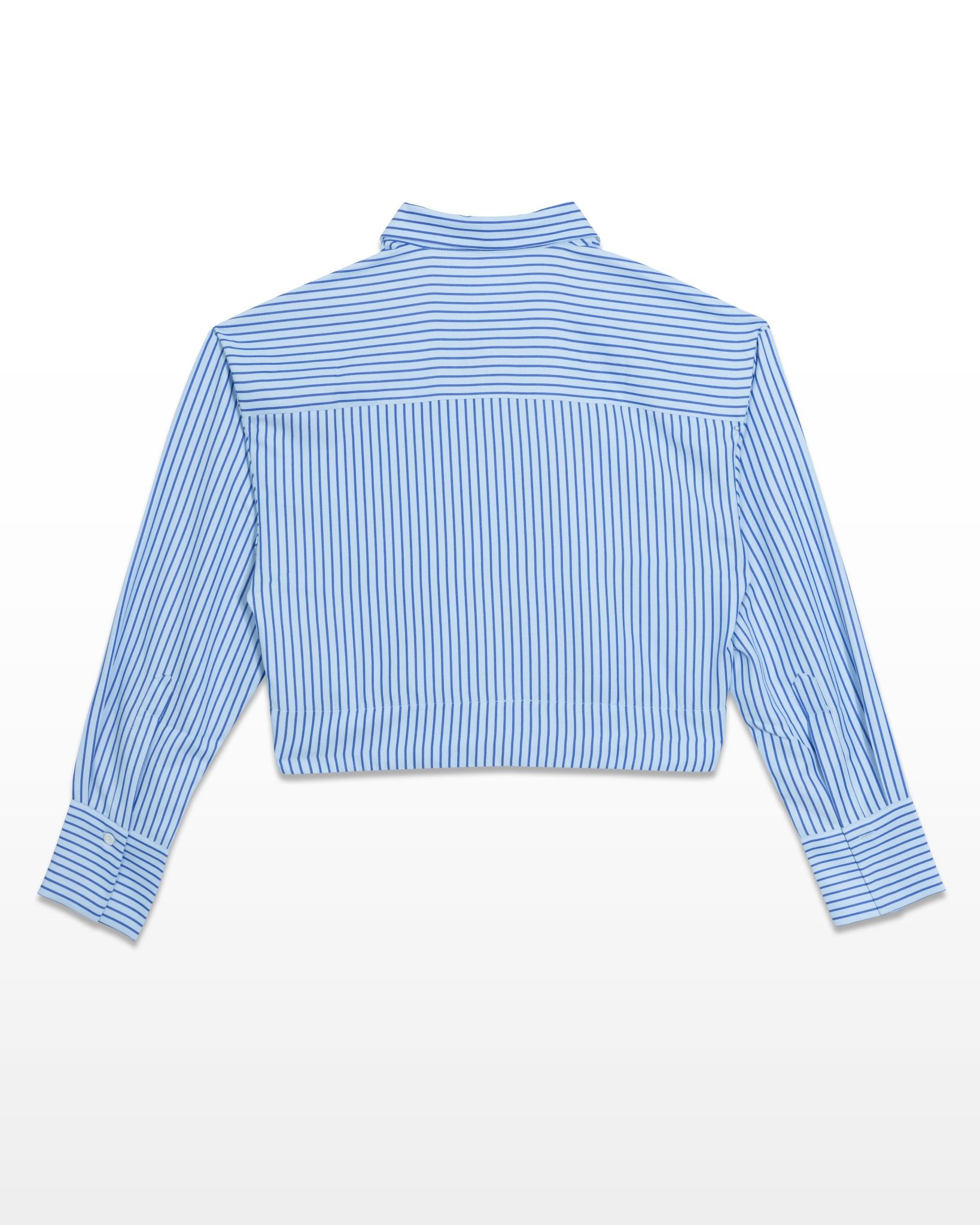 Sơ Mi Sọc Kẻ Croptop 10611683