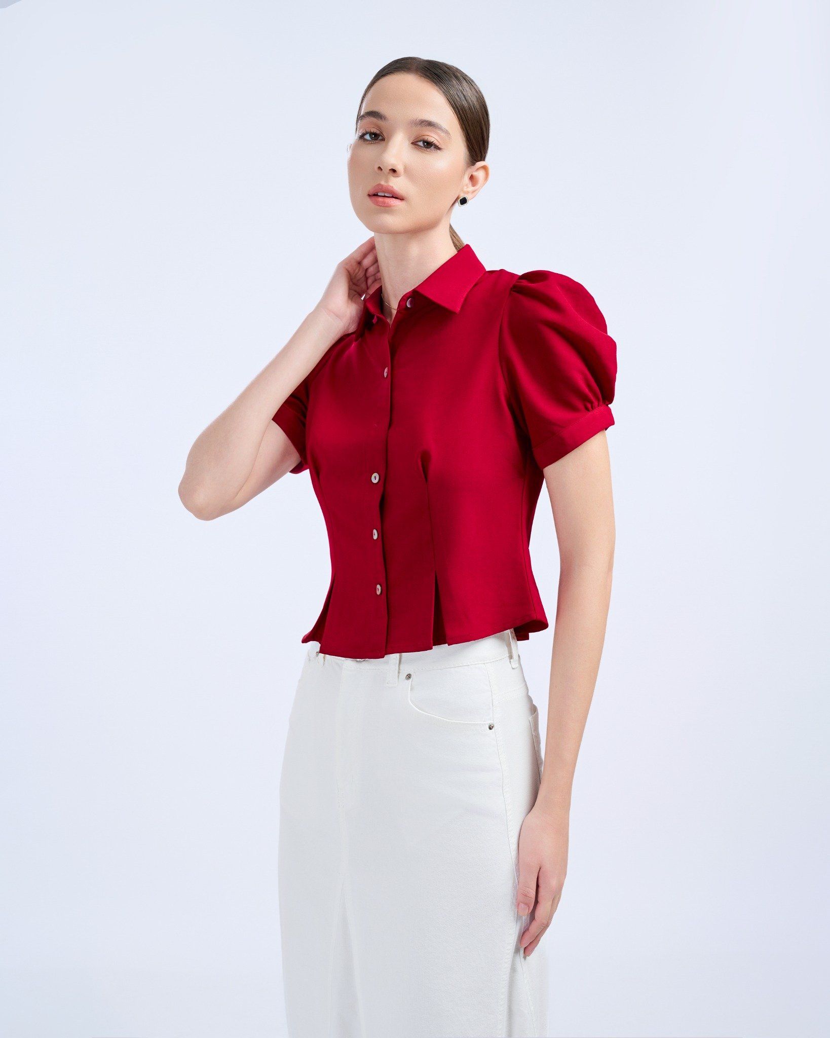 Sơ Mi Kiểu Tay Bồng 10611392