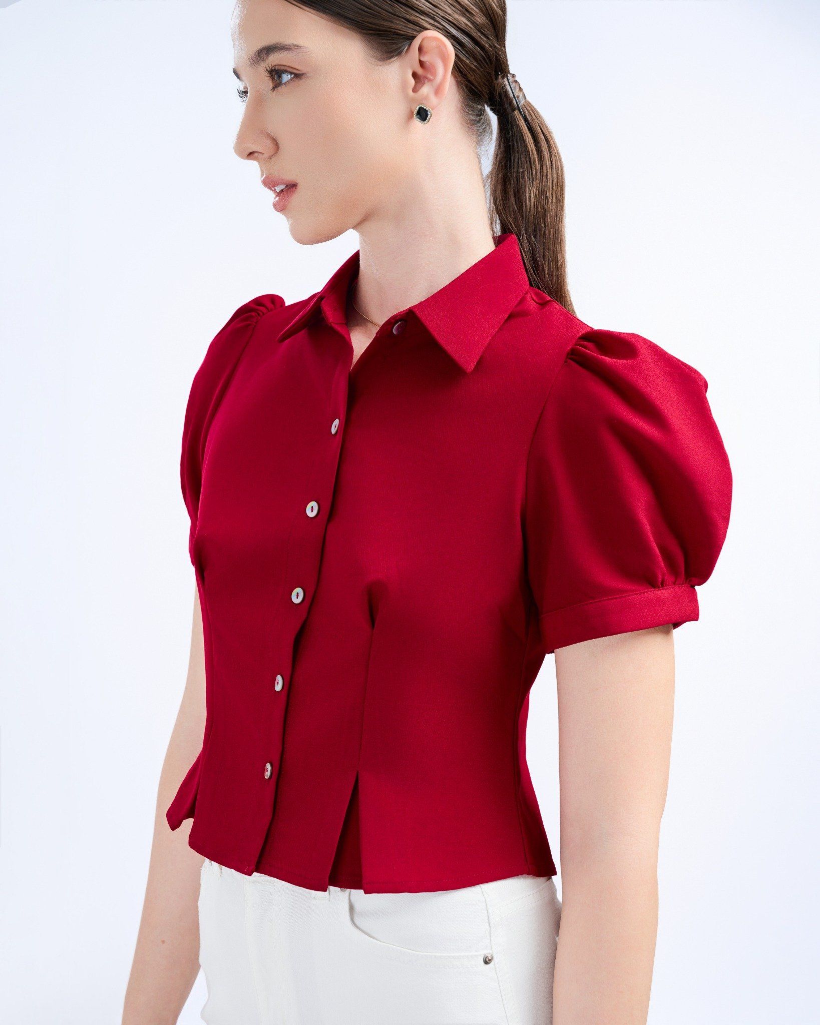 Sơ Mi Kiểu Tay Bồng 10611392