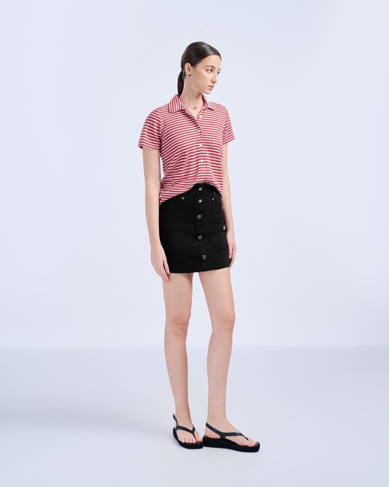 Áo Thun Gân Sọc Polo 10211387