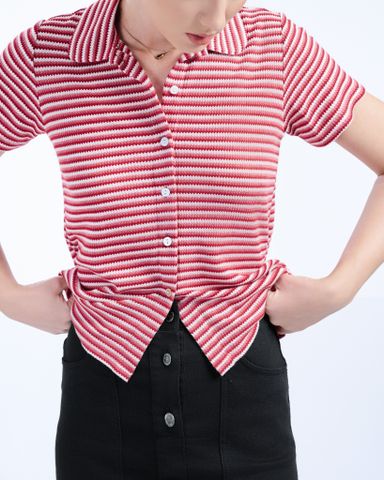 Áo Thun Gân Sọc Polo 10211387