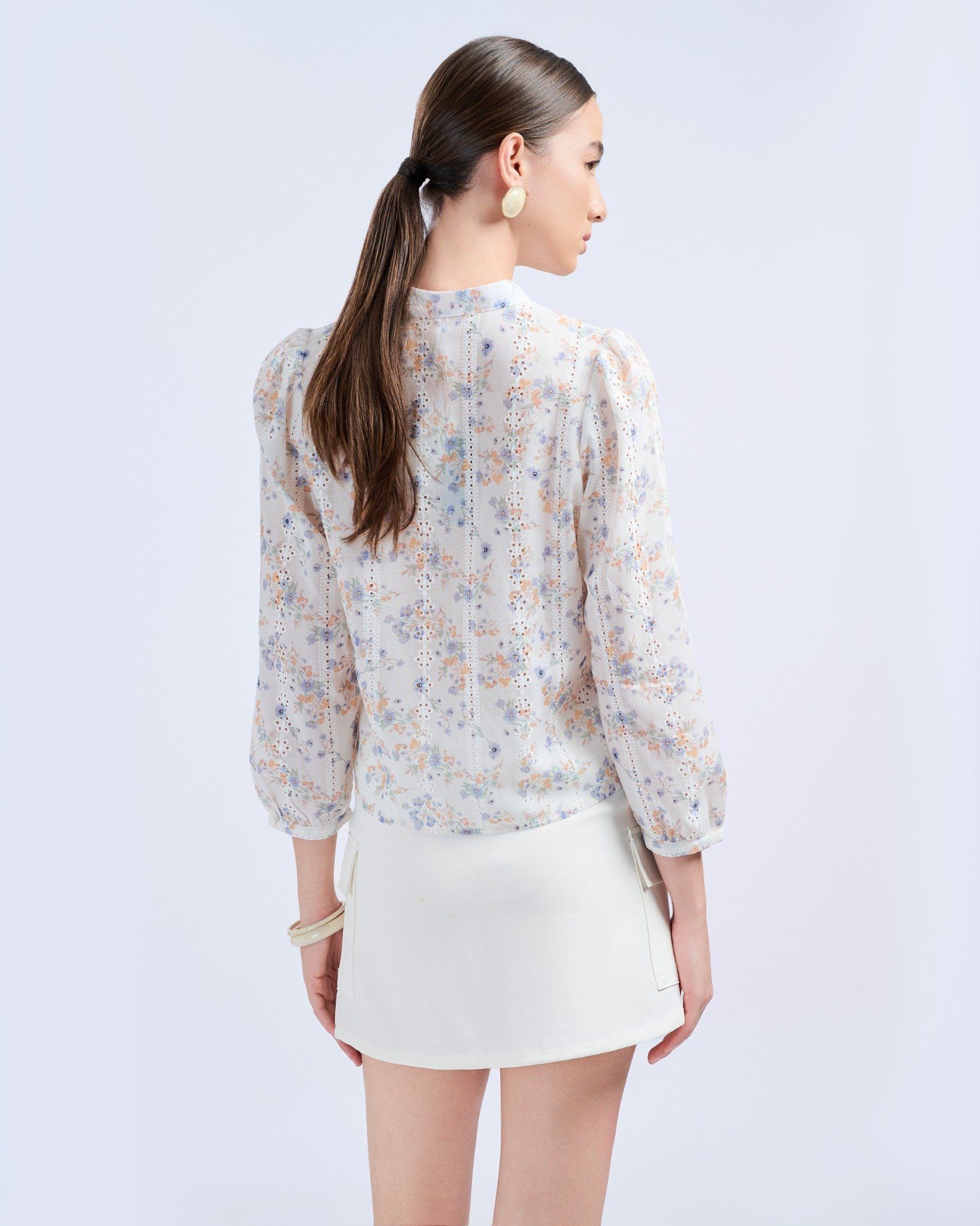 Sơ Mi Kiểu Kate Thêu 10611412