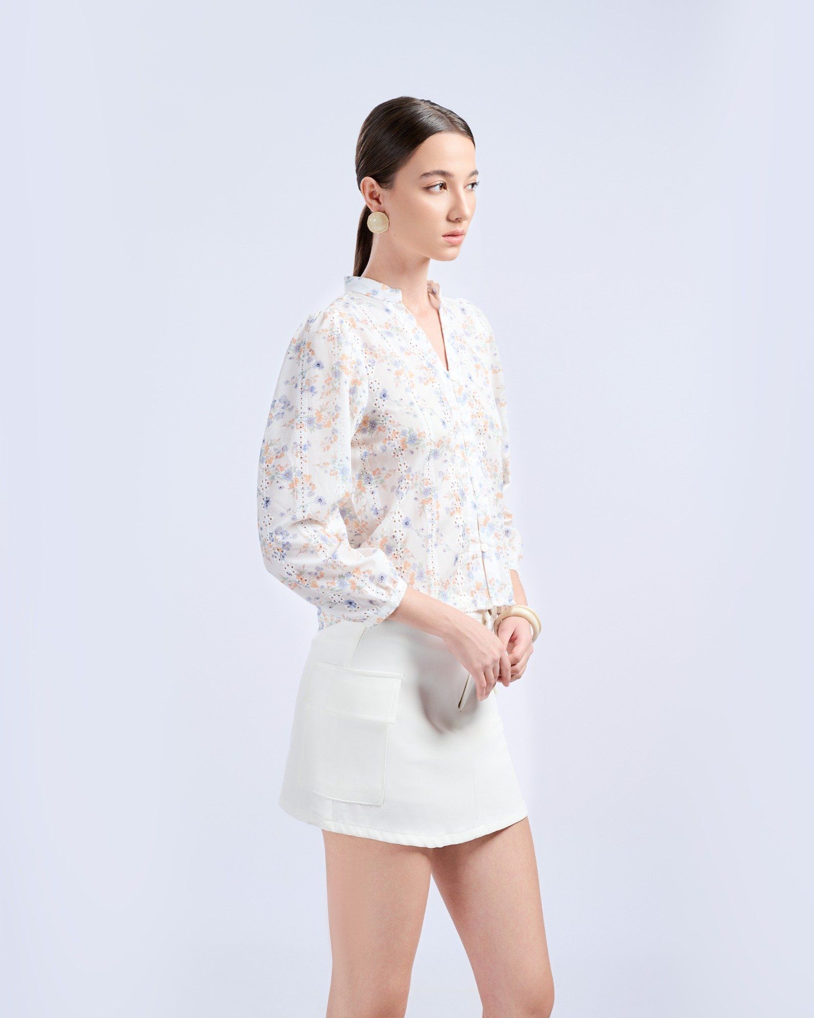 Sơ Mi Kiểu Kate Thêu 10611412