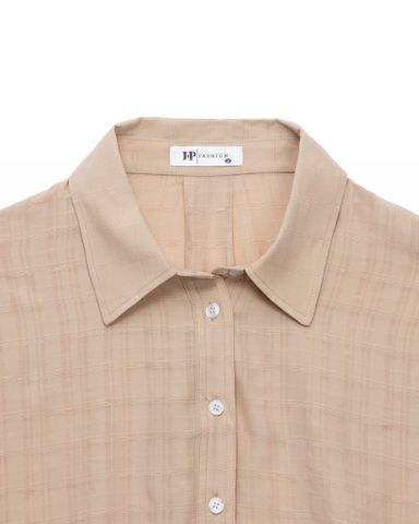 Sơ Mi Croptop Thắt Nơ Eo 10611400