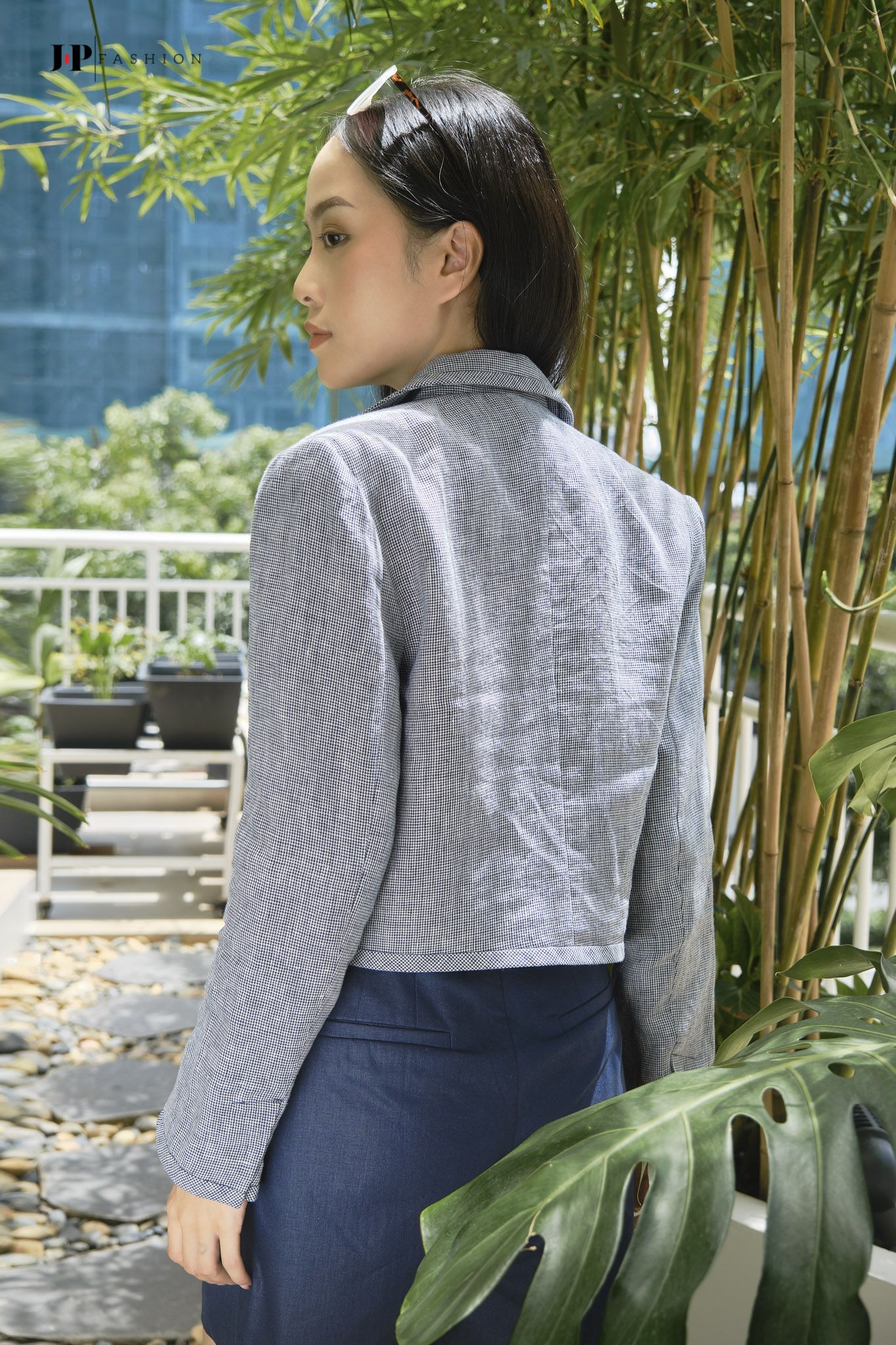 Áo khoác vest croptop
