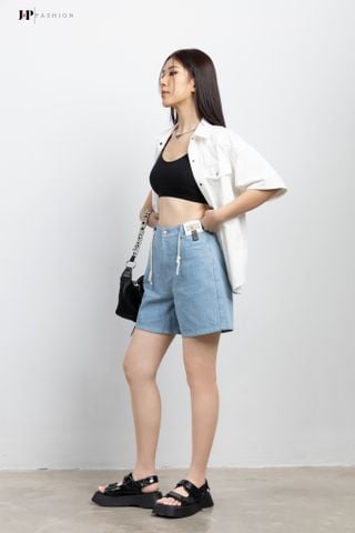 Sơ mi form rộng ngắn tay
