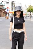 Thun croptop ngắn tay