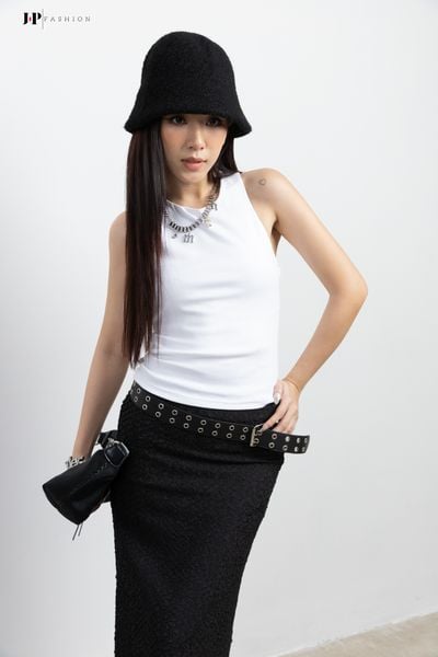 áo thun ba lỗ màu trắng