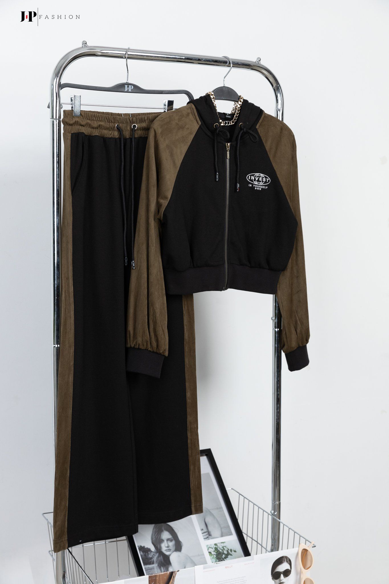 Quần thun ống suông