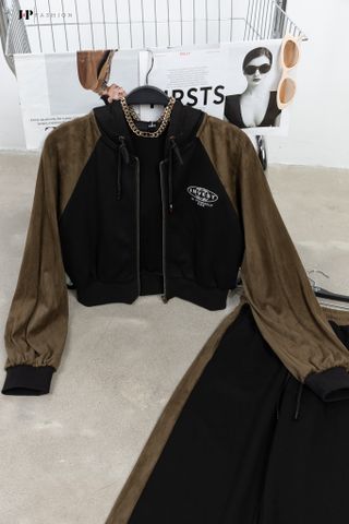 Áo khoác nón dài tay