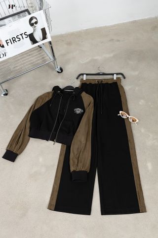 Quần thun ống suông